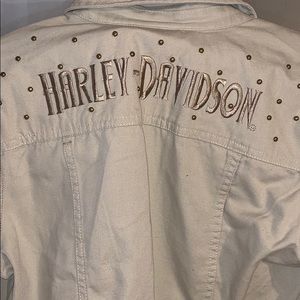 Harley Davidson cropped jacket